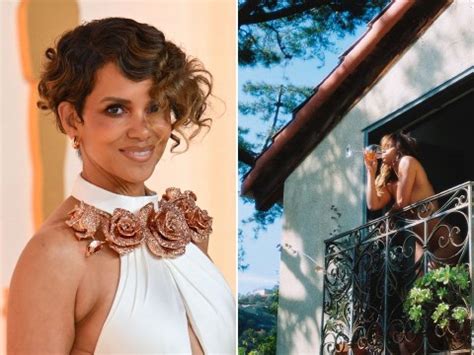 Halle Berry proves she’s living her best life while。